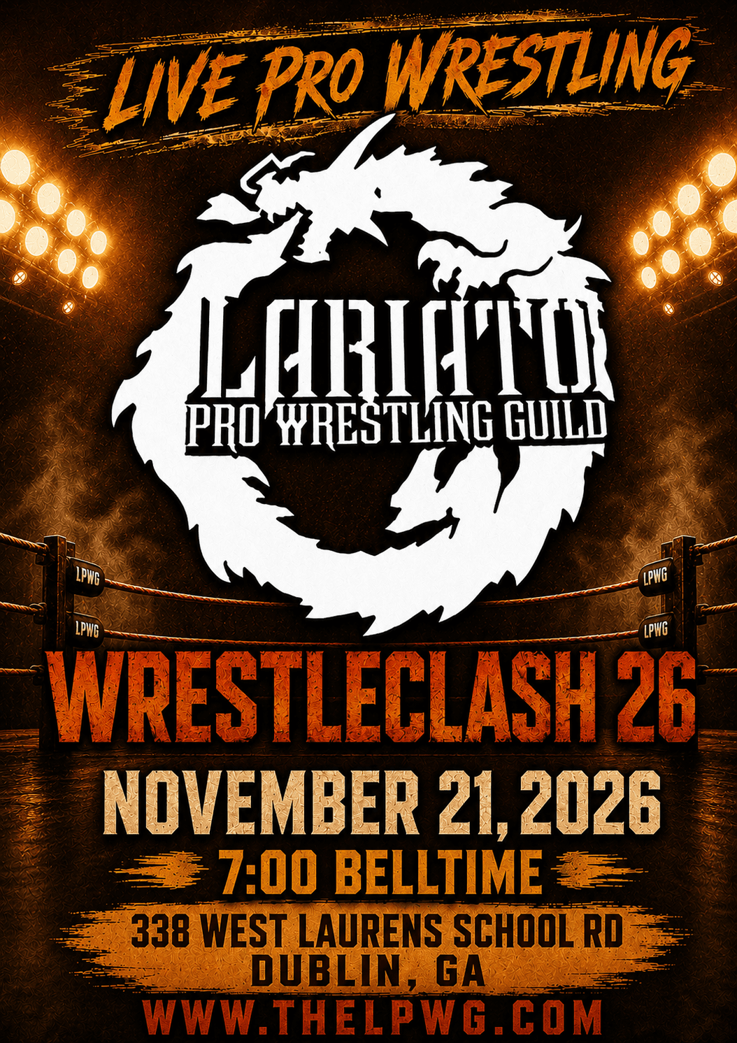 WrestleClash poster